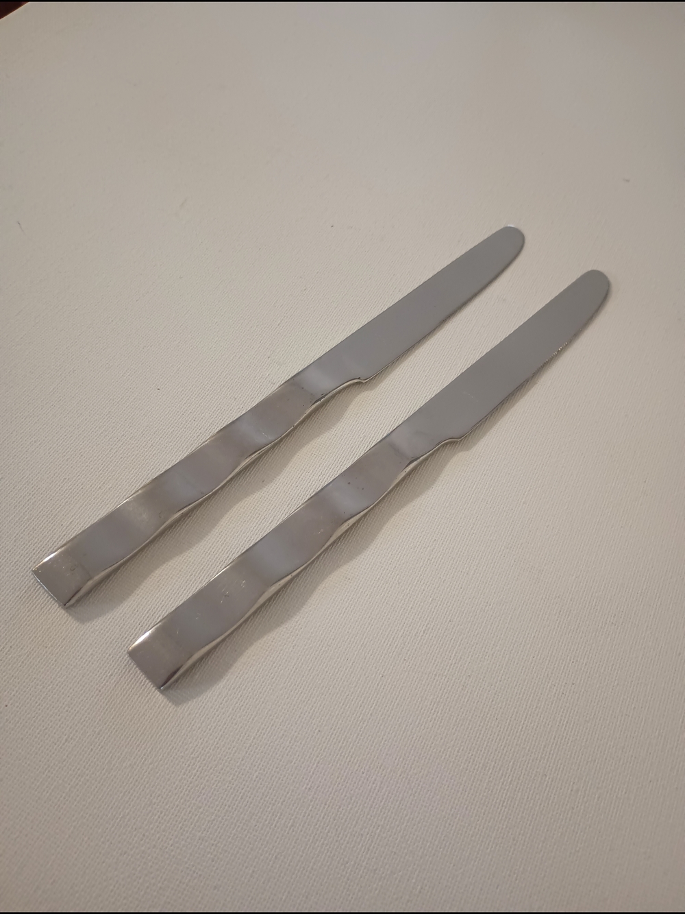 Cooks Club Wavy Handle Dinner Knives